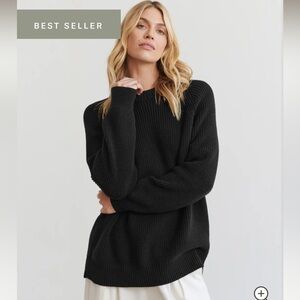 NWOT Jenni Kayne Oversized Cotton Fisherman in Black